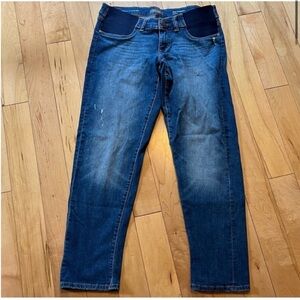 DL1961 Riley Maternity Boyfriend Jeans size 29 elastic side panels